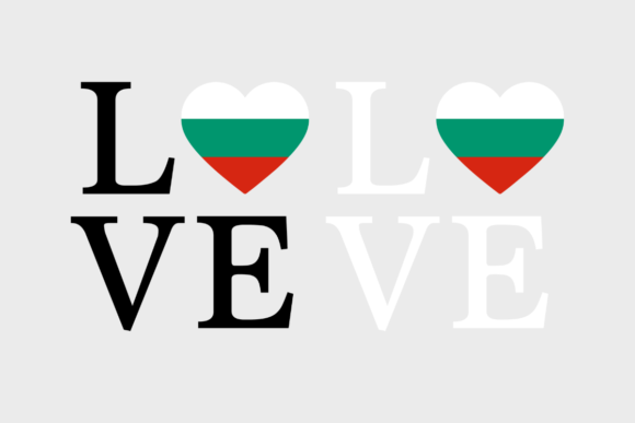 Bulgaria Flag, Love Bulgaria, SVG PNG