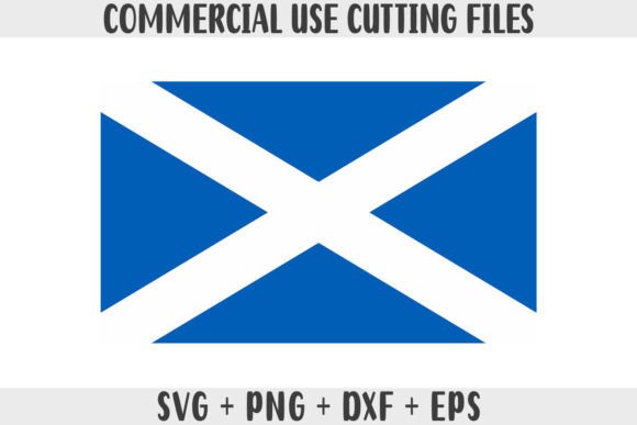 Scotland Flag SVG Original Colors for Crafts and Graphics