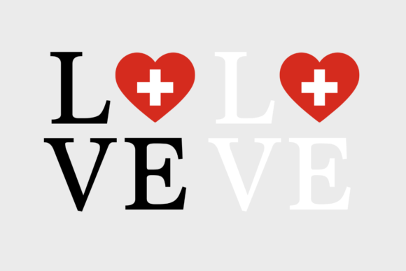 Switzerland Flag, Love Switzerland, SVG